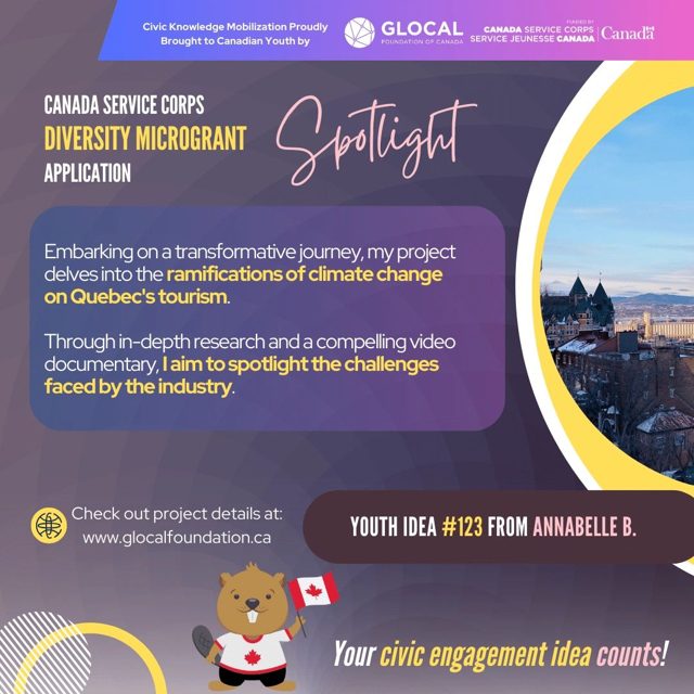 Archived application spotlight 123: Climate change and Québec tourism