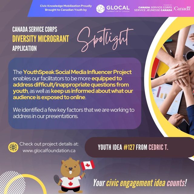 Archived application spotlight 127: YouthSpeak: understanding online influences