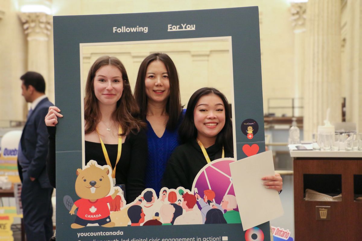 Faye Ying and Two Canadian microgrant recipients