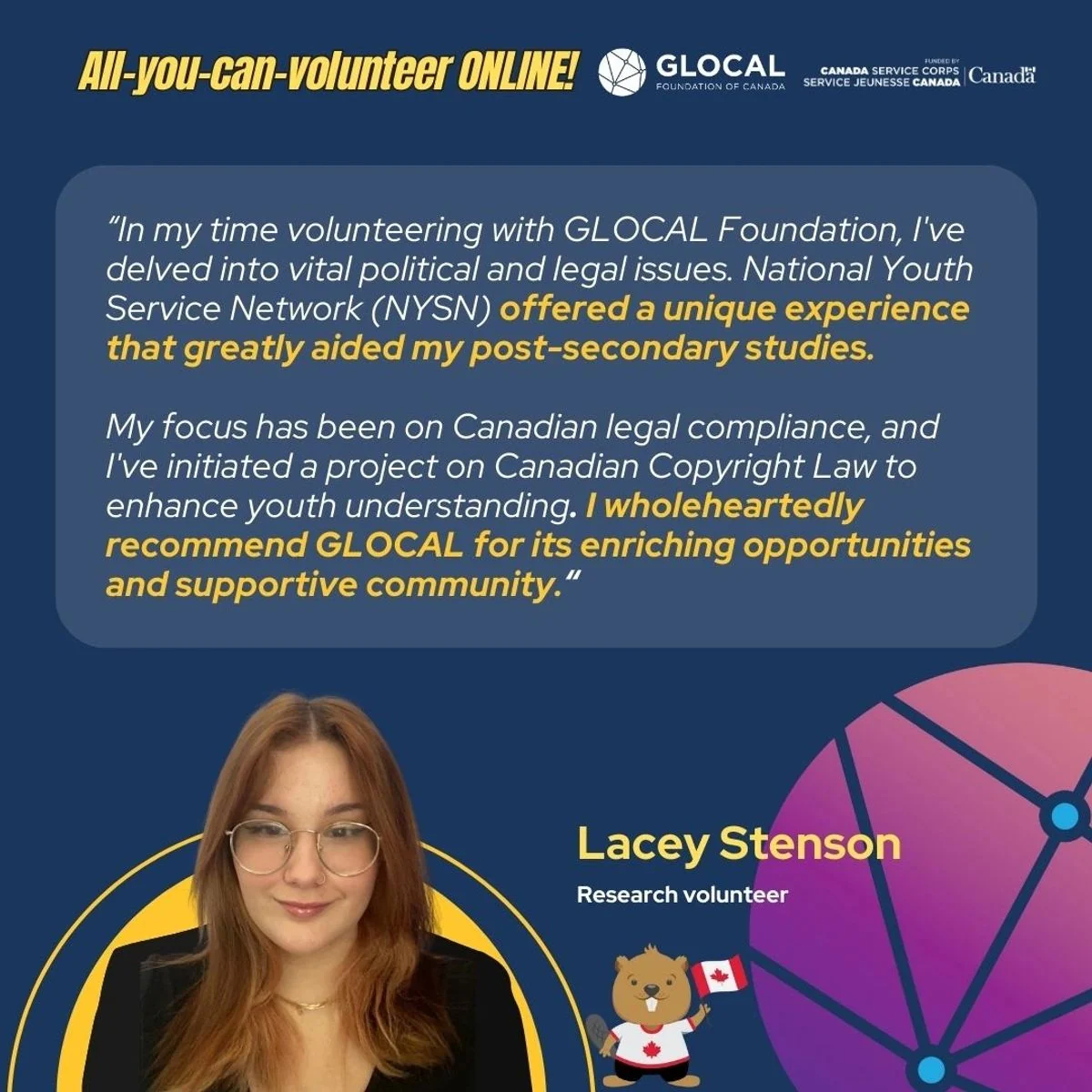 GLOCAL volunteer spotlight